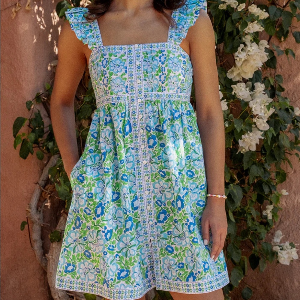 Pink City Prints Grace Dress - Pacific Hibiscus